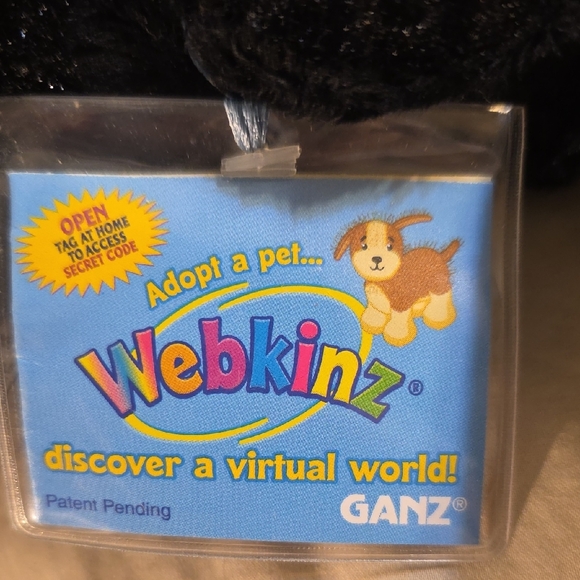 GANZ Sparkly Black Bat Plush Toy - Picture 2 of 6